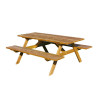 Table pique-nique bois PREMIUM - Longueur 2m