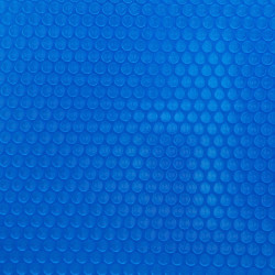 Bâche à bulles Eco+ 8 x 4 m - 400 microns  - bordée 2 côtés - bleue