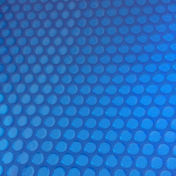 Bâche à bulles Eco+ 12 x 6 m - 400 microns - Bordée 2 côtés- bleu